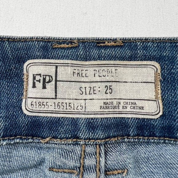 Free People Danica Flare Bell Bottom Jeans Size 25 - Picture 6 of 13